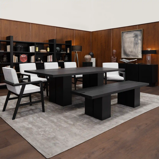 Set Comedor y Banca Más 5 Sillas Cabos, 2.4M