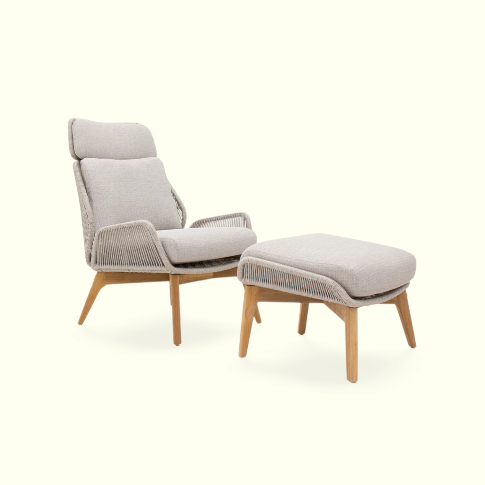 Sillon Con Taburete Carthago Frozen