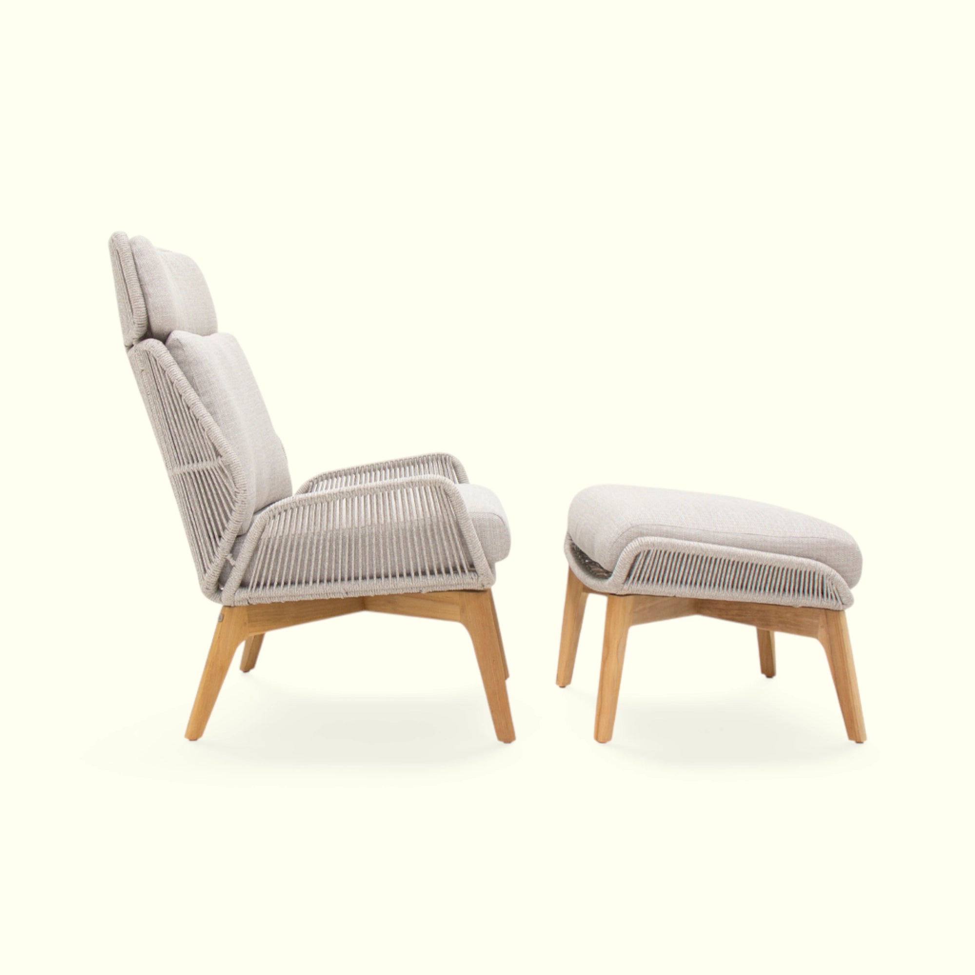 Sillon Con Taburete Carthago Frozen