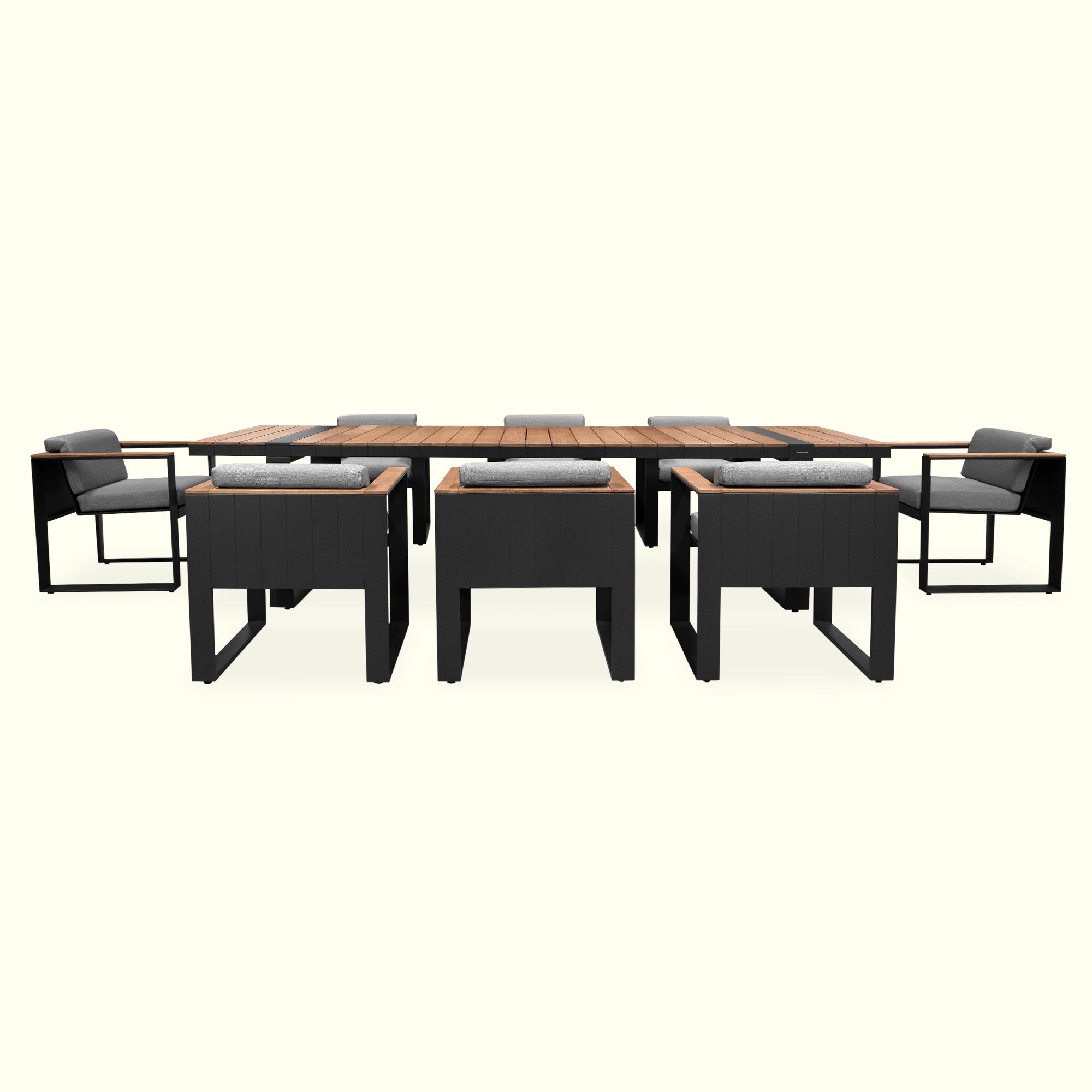 Comedor para Exterior con 8 Sillas Cambusa