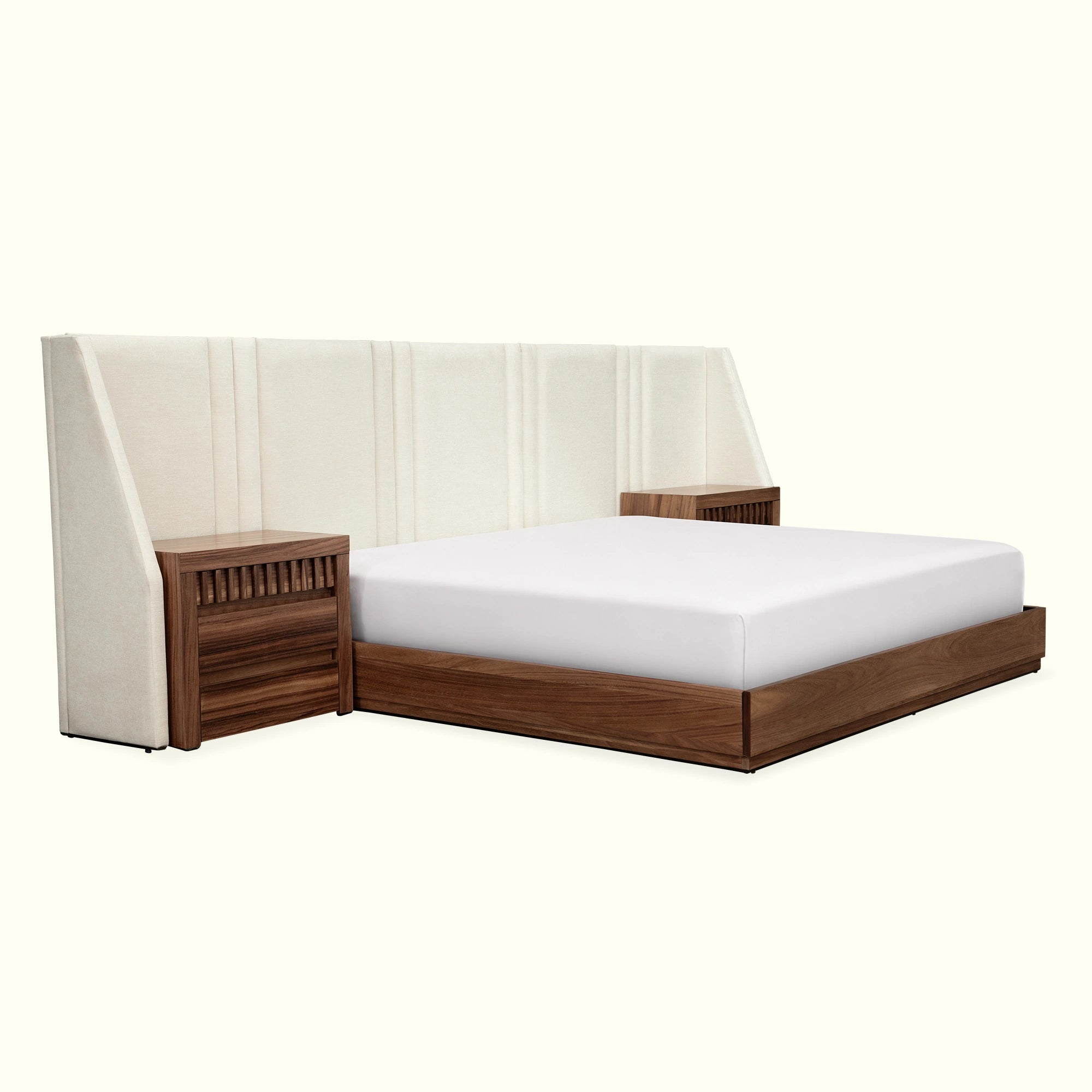 Recámara King Size con 2 Burós Montreal Snow
