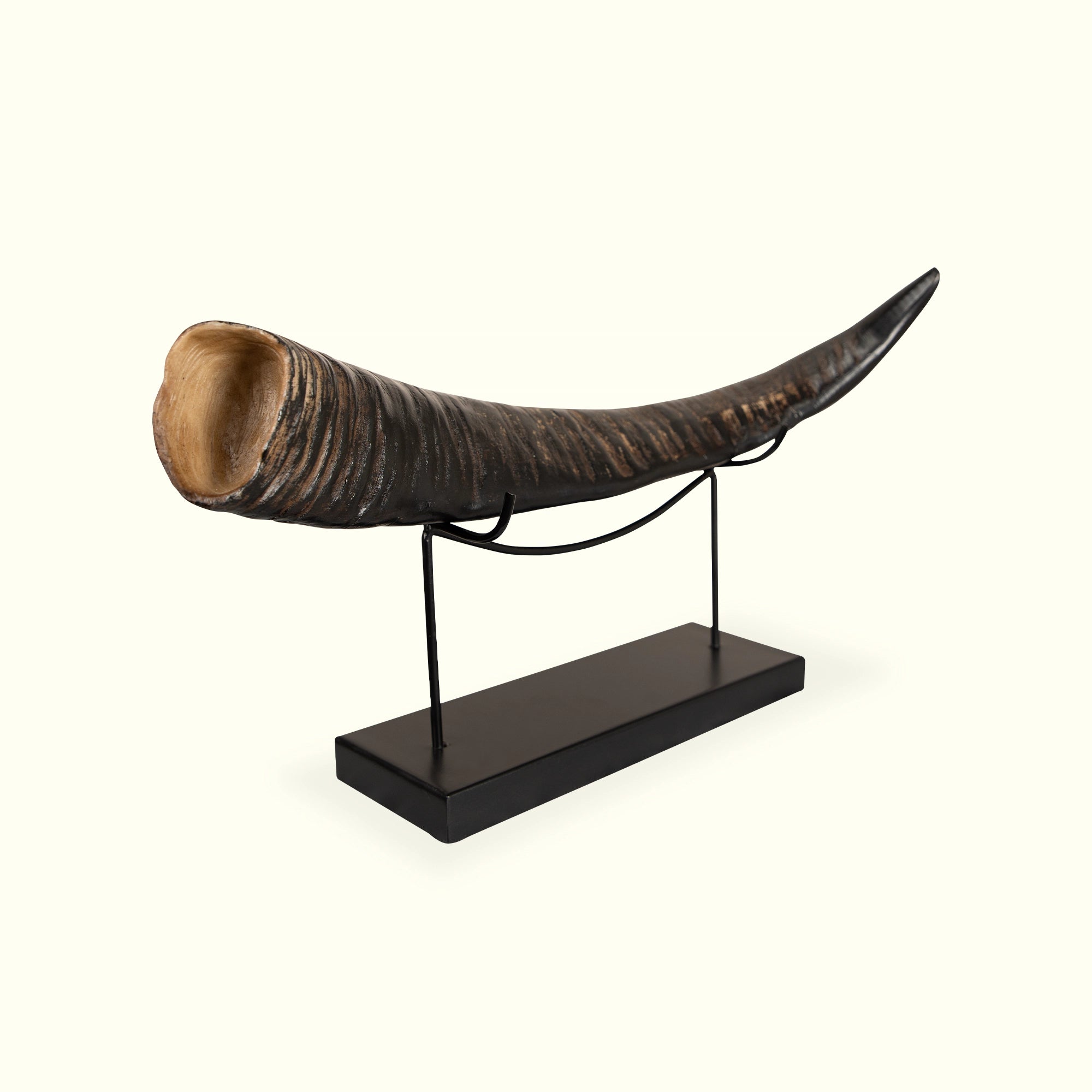 Escultura Decorativa Simulación Cuerno