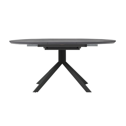 Comedor Circular Extendible Brixton con 6 Sillas Giratorias Westbourne