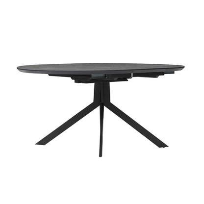 Comedor Circular Extendible Brixton con 6 Sillas Giratorias Westbourne