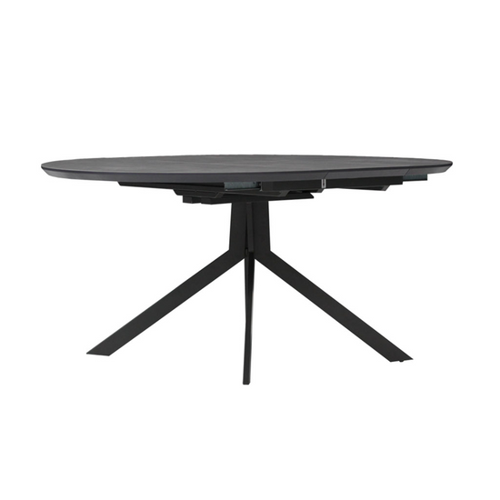Comedor Circular Extendible Brixton con 6 Sillas Giratorias Westbourne