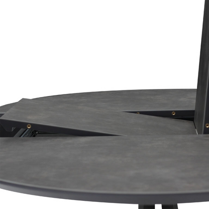 Comedor Circular Extendible Brixton con 6 Sillas Giratorias Westbourne