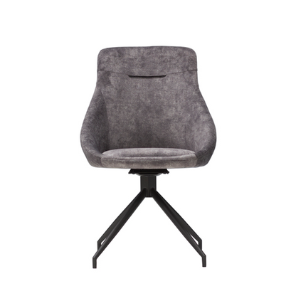 Comedor Circular Extendible Brixton con 6 Sillas Giratorias Westbourne
