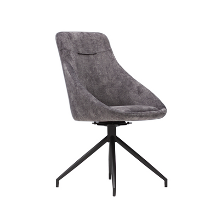 Comedor Circular Extendible Brixton con 6 Sillas Giratorias Westbourne