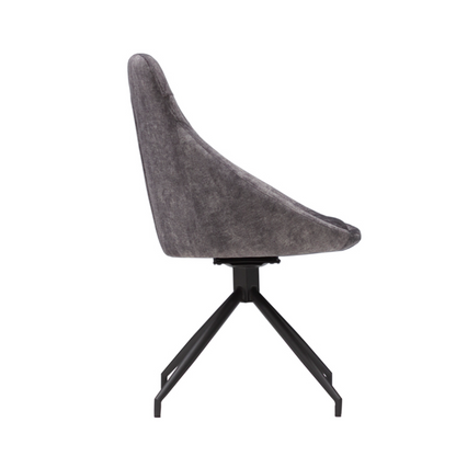 Comedor Circular Extendible Brixton con 6 Sillas Giratorias Westbourne