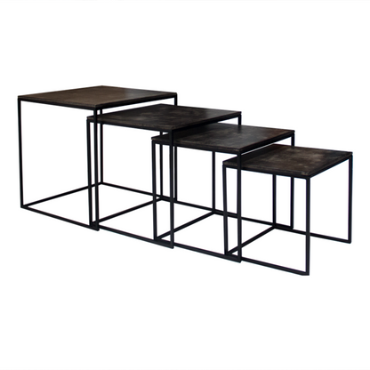 Mesas Victory Concreto Set 4