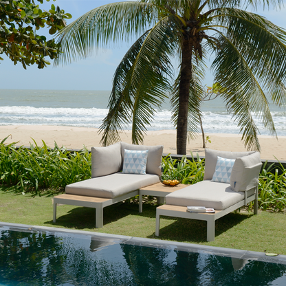 Sala En Escuadra Con Mesa De Centro Portals