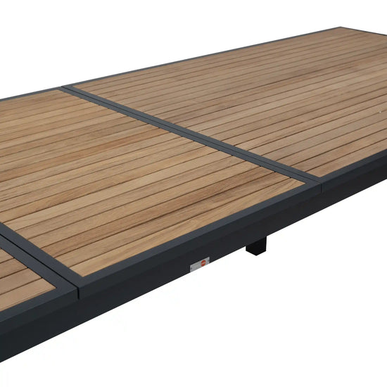 Set Comedor Extendible Más 10 Sillas Santorini Black