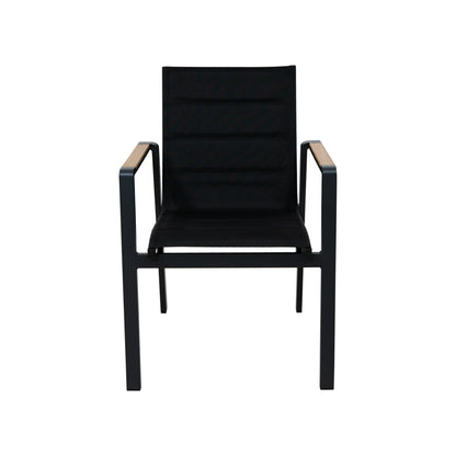 Set Comedor Extendible Más 10 Sillas Santorini Black