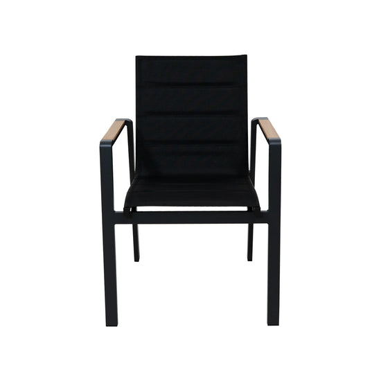 Set Comedor Extendible Más 10 Sillas Santorini Black