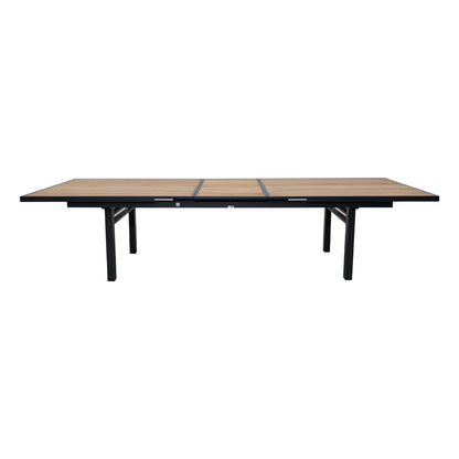 Set Comedor Extendible Más 10 Sillas Santorini Black