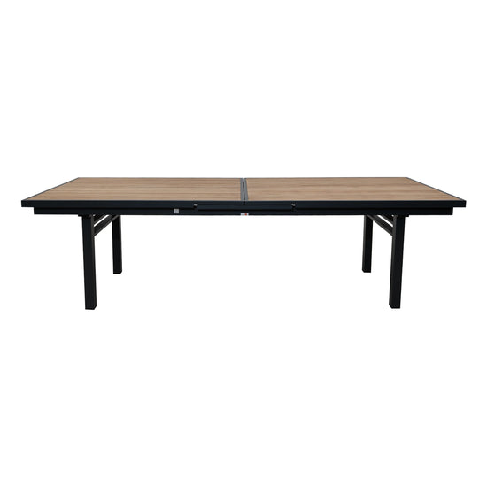 Set Comedor Extendible Más 10 Sillas Santorini Black