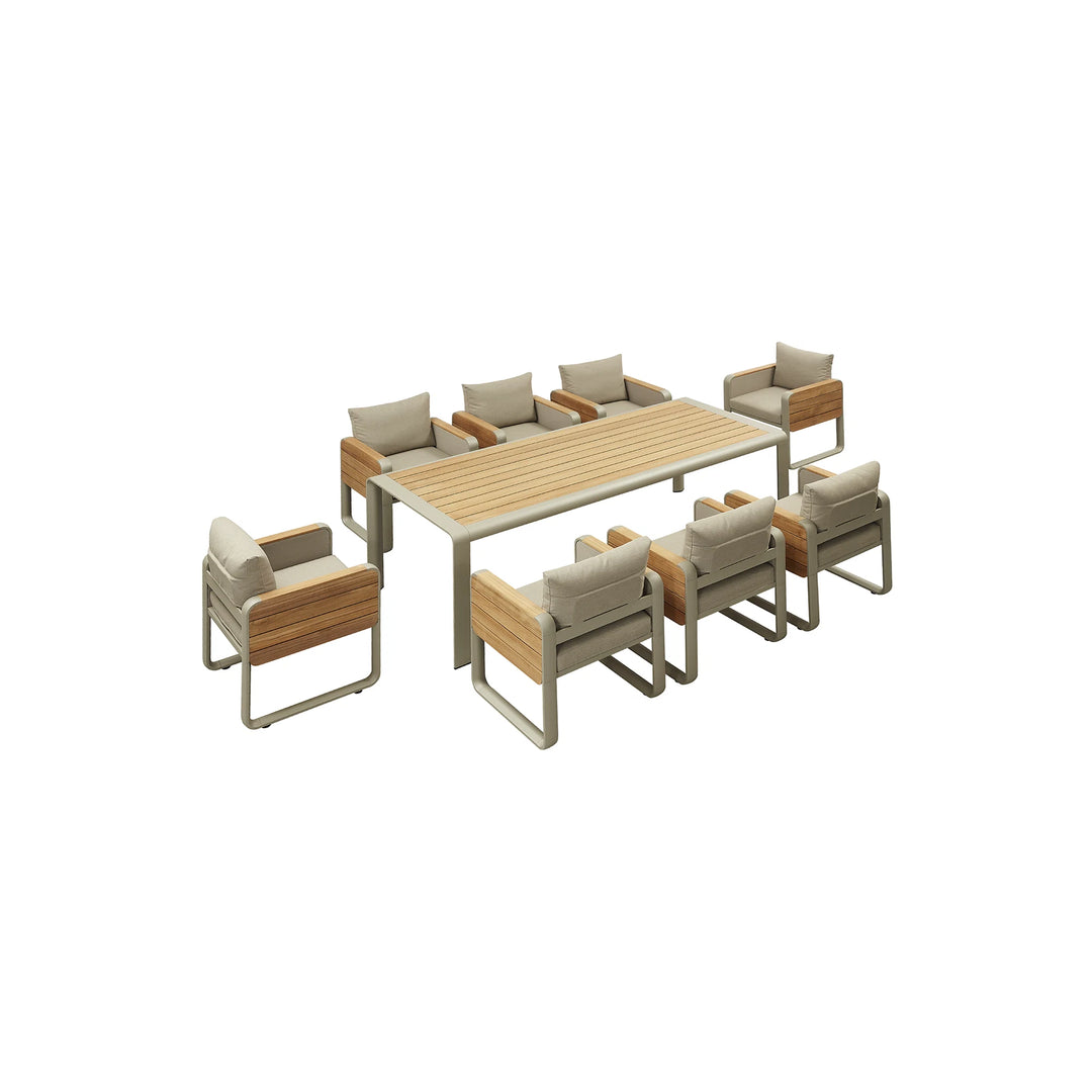 Set Comedor Mas 8 Sillas de Exterior Nothingham