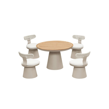 Set Comedor Más 4 Sillas de Exterior Calla