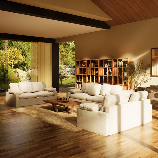 Love Seat Velum Bonucci Stone