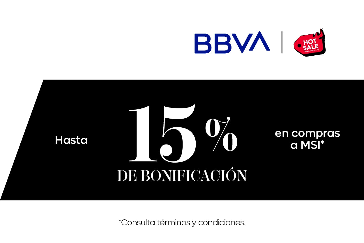 BBVA: Hasta 15% de bonificación en compras a MSI