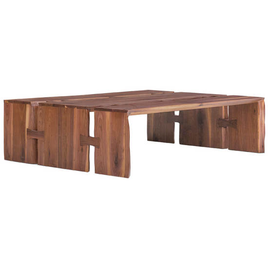 Mesa De Centro Moño Nogal