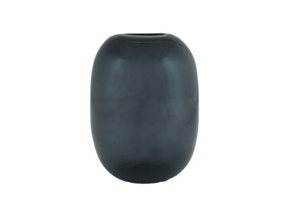 Jarrón Carolina Ch sin Cuello Negro traslucido - Muebles Pergo