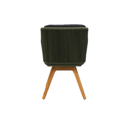 Silla para Exterior Flores Verde
