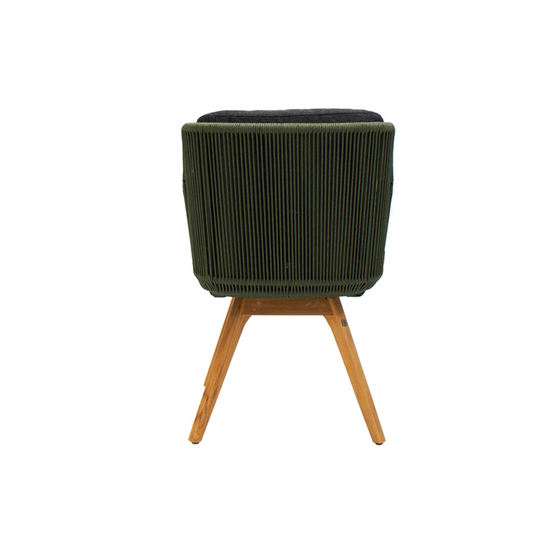 Silla para Exterior Flores Verde