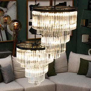 Candil Luxemburgo Espiral 10 Luces - Muebles Pergo