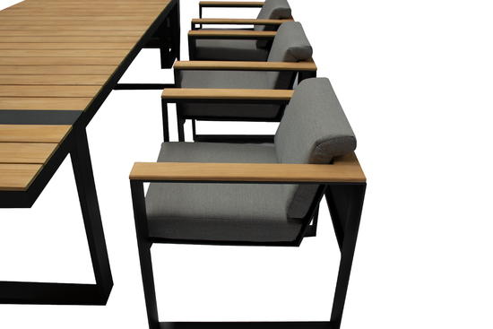 Comedor para Exterior con 8 Sillas Cambusa