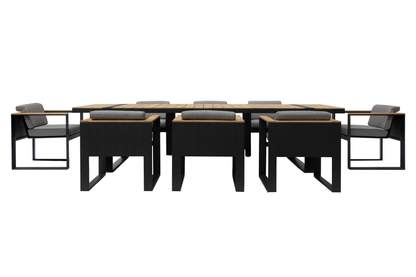 Comedor para Exterior con 8 Sillas Cambusa
