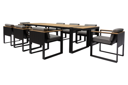 Comedor para Exterior con 8 Sillas Cambusa