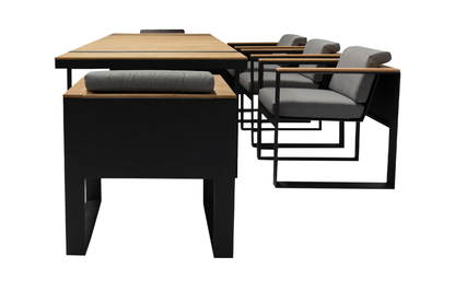 Comedor para Exterior con 8 Sillas Cambusa