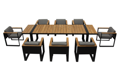 Comedor para Exterior con 8 Sillas Cambusa