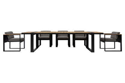 Comedor para Exterior con 8 Sillas Cambusa