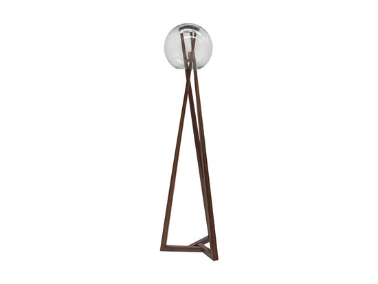 Lampara De Piso Quebec Pantalla Vidrio - Muebles Pergo