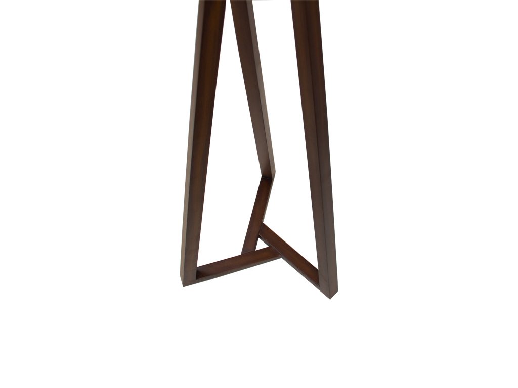 Lampara De Piso Quebec Pantalla Vidrio - Muebles Pergo