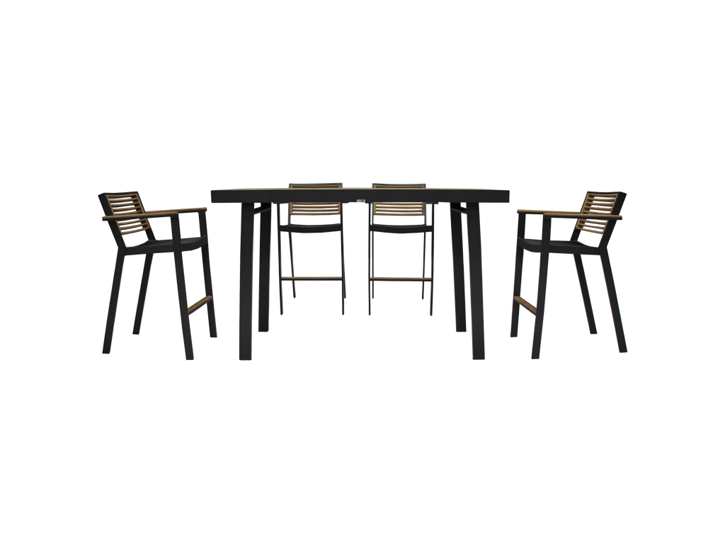 Set Mesa Bar+ 6 Bancos York